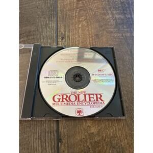 The‎ New Grolier Multimedia Encyclopedia Software Release 6 Vtg 1993 CD-ROM-Win